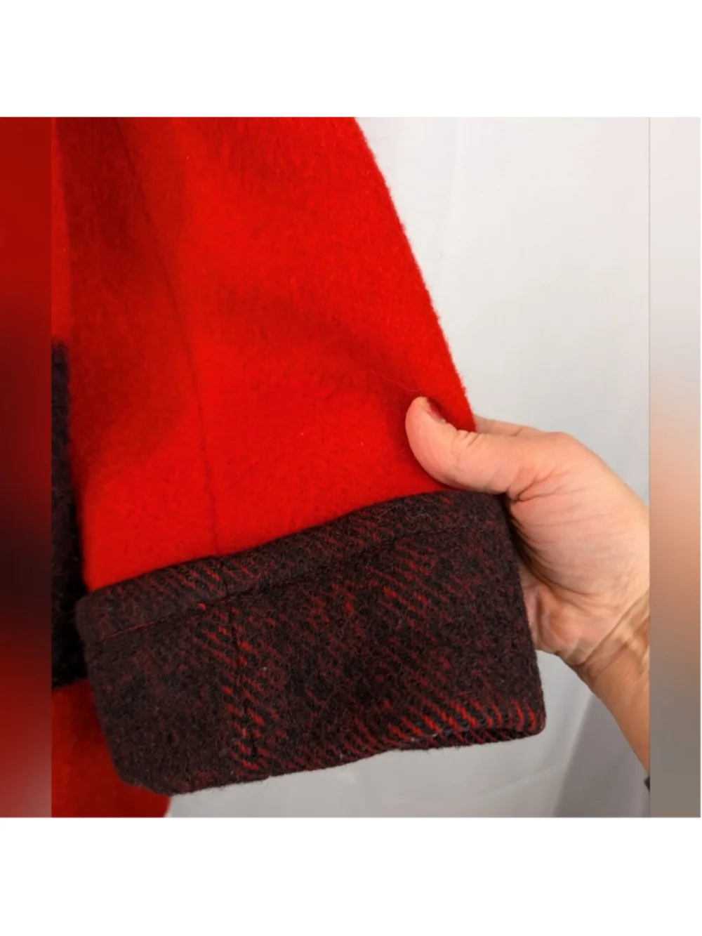 HUDSON’S BAY COMPANY 100% wool vintage 1950s-1970s red point jacket S GUC